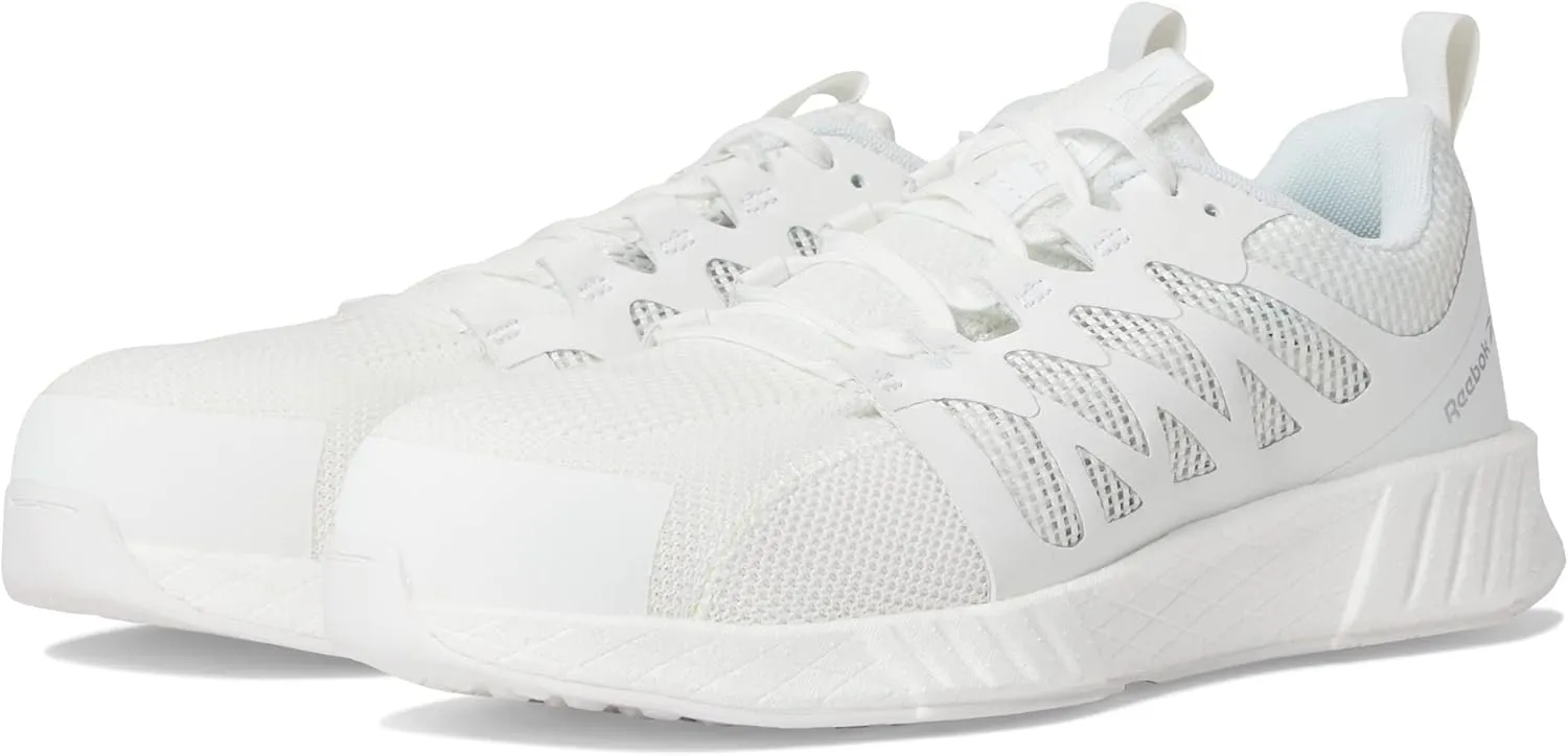 Reebok Work Men's RB5405 Fusion Flexweave Work Construction Shoe White Safety, 16