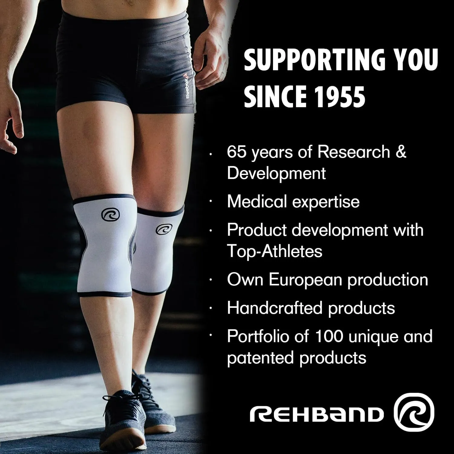 Rehband Sports Gel Insole, 1 Pair, Insole for Sport and Everyday Life Made of Shock-Absorbing Technogel, Shoe Insoles Made in Germany, Size:8-9.5 US Men