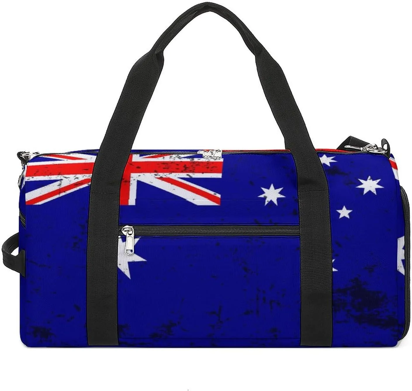 Retro Australia Flag Gym Bag-Workout Organizer with Water Resistant Compartments for Gym Lovers