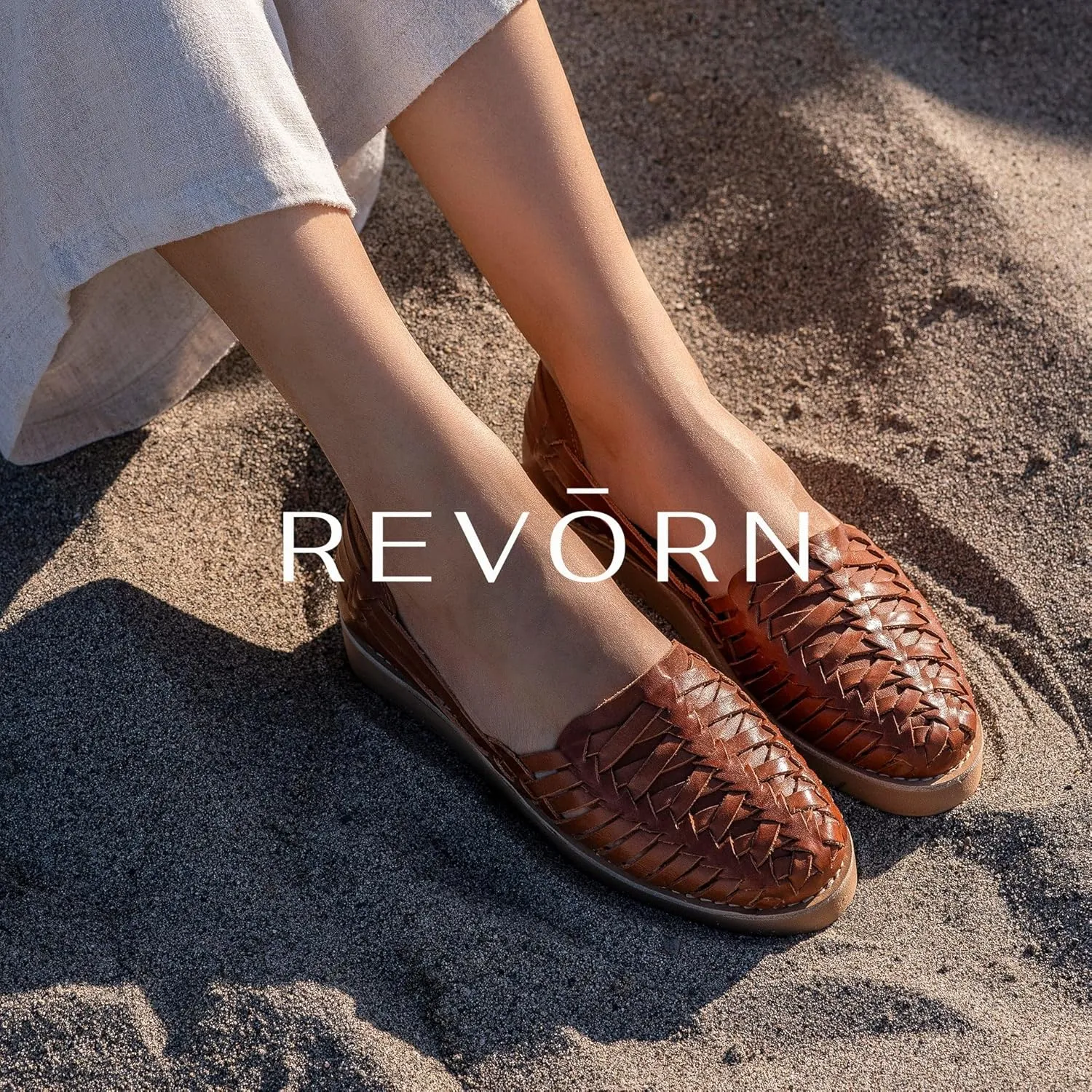 REVORN - ALLURE Designer Huarache | Handcrafted Women Sandal | 100% Genuine Leather | Ultra Comfortable Insole | Flexible Sole | Sophisticated Design