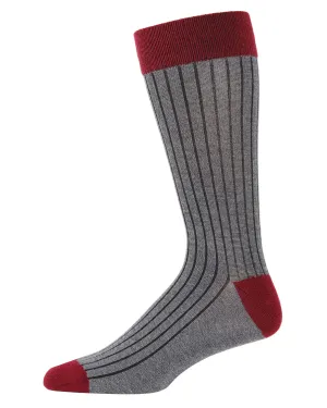 Ribbed Knit Luxuriously Soft Cashmere Men’s Crew