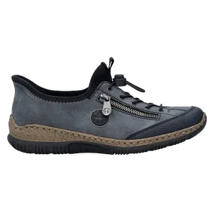 Rieker Ladies Casual Shoes - N3267-14 - Navy