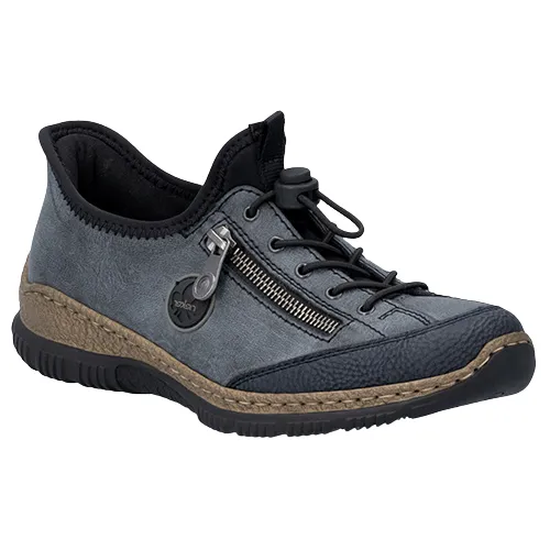 Rieker Ladies Casual Shoes - N3267-14 - Navy