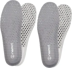 riemot 2 Pairs Shoe Insoles for Men Breathable Honeycomb Sport Inserts Soft Cushioning Running Insole Replacement Insoles for Water Shoes Sneakers Grey US9/ EU42