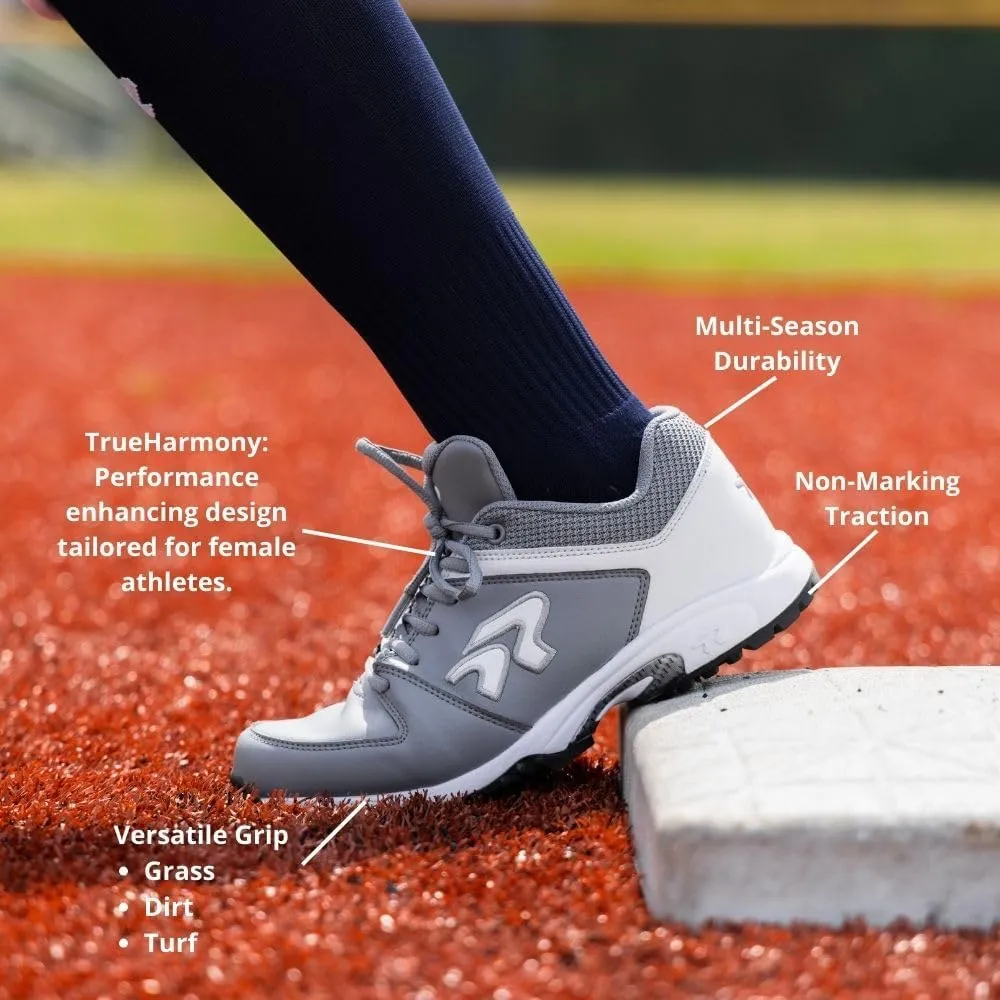 Ringor Flite Softball Turf Shoes - Lightweight and Durable Softball Shoes for Women - Sizes 5.5-13