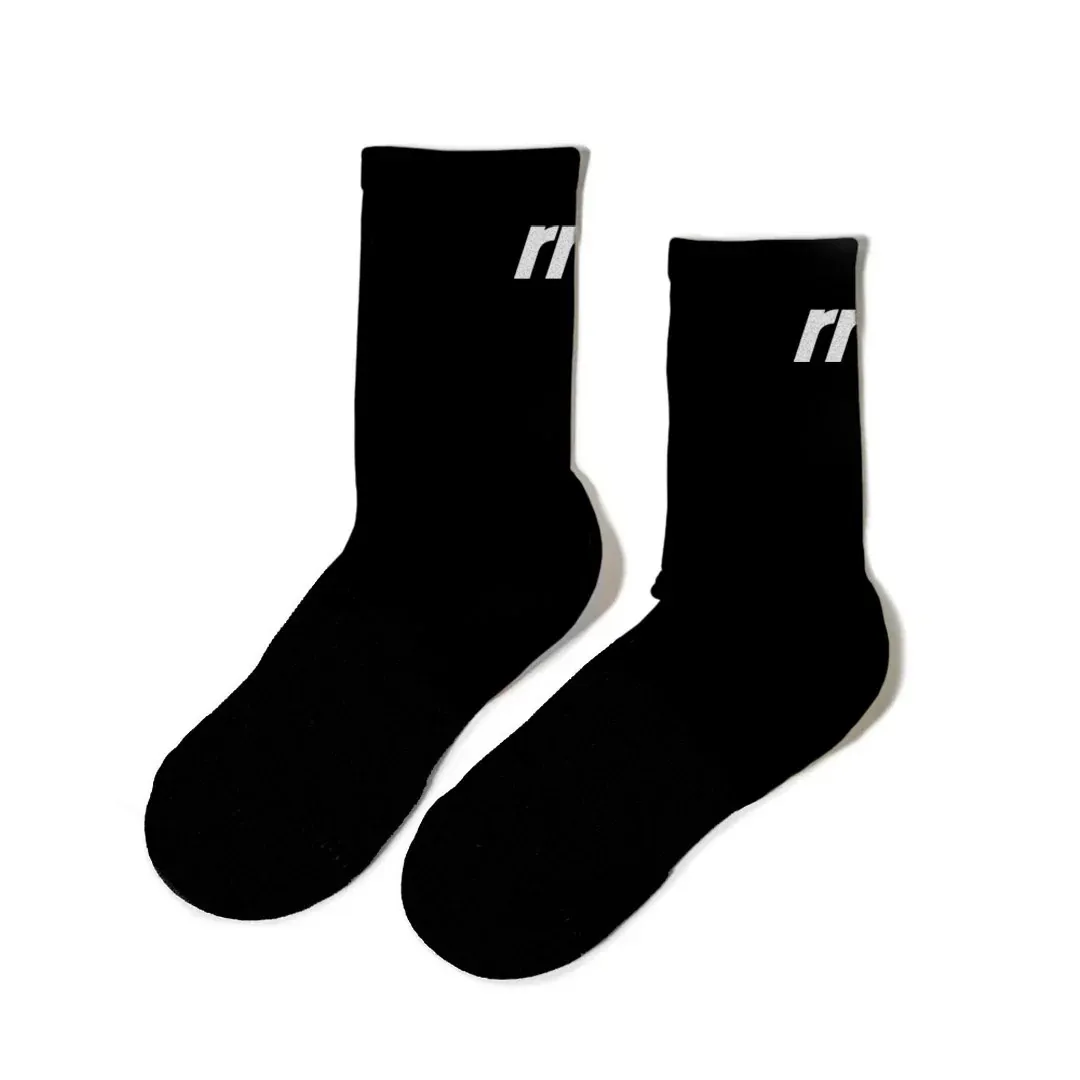 rnnr Marathon Crew Sock - Basic Black