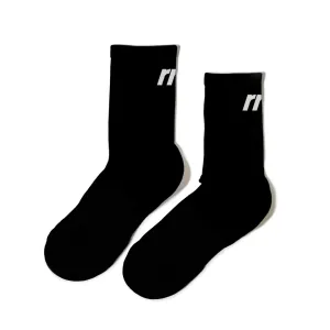 rnnr Marathon Crew Sock - Basic Black