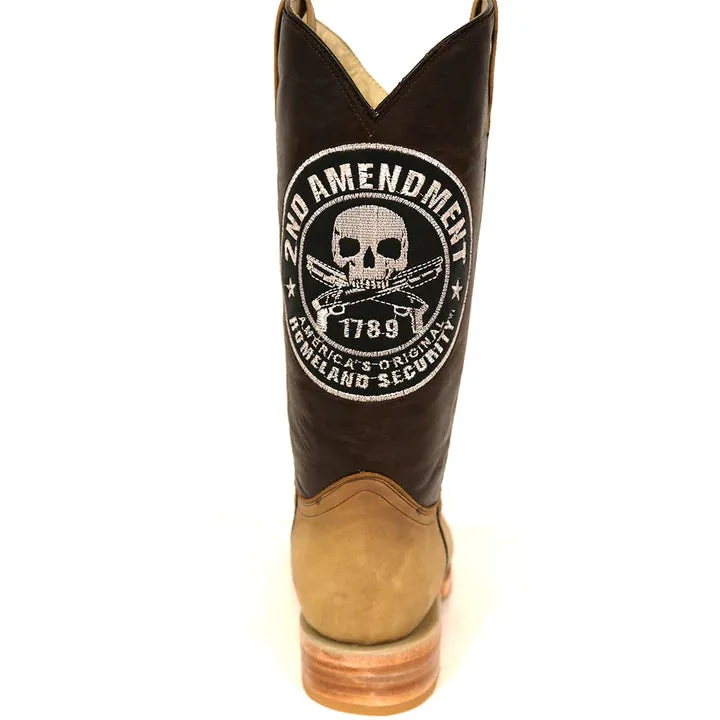 RockinLeather Men's 2nd Amendment Western Boot