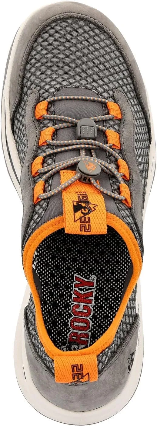 Rocky Mens Nowake Slip Resistant Soft Toe Work/Duty - Grey