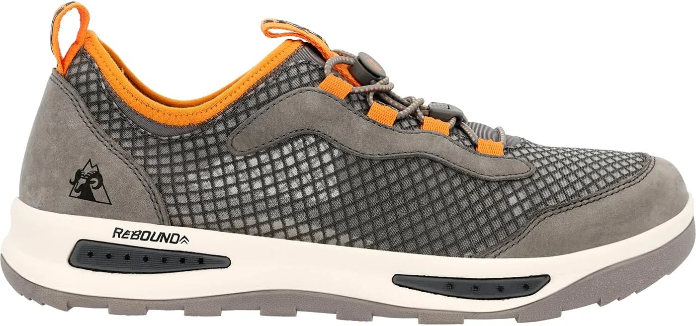 Rocky Mens Nowake Slip Resistant Soft Toe Work/Duty - Grey