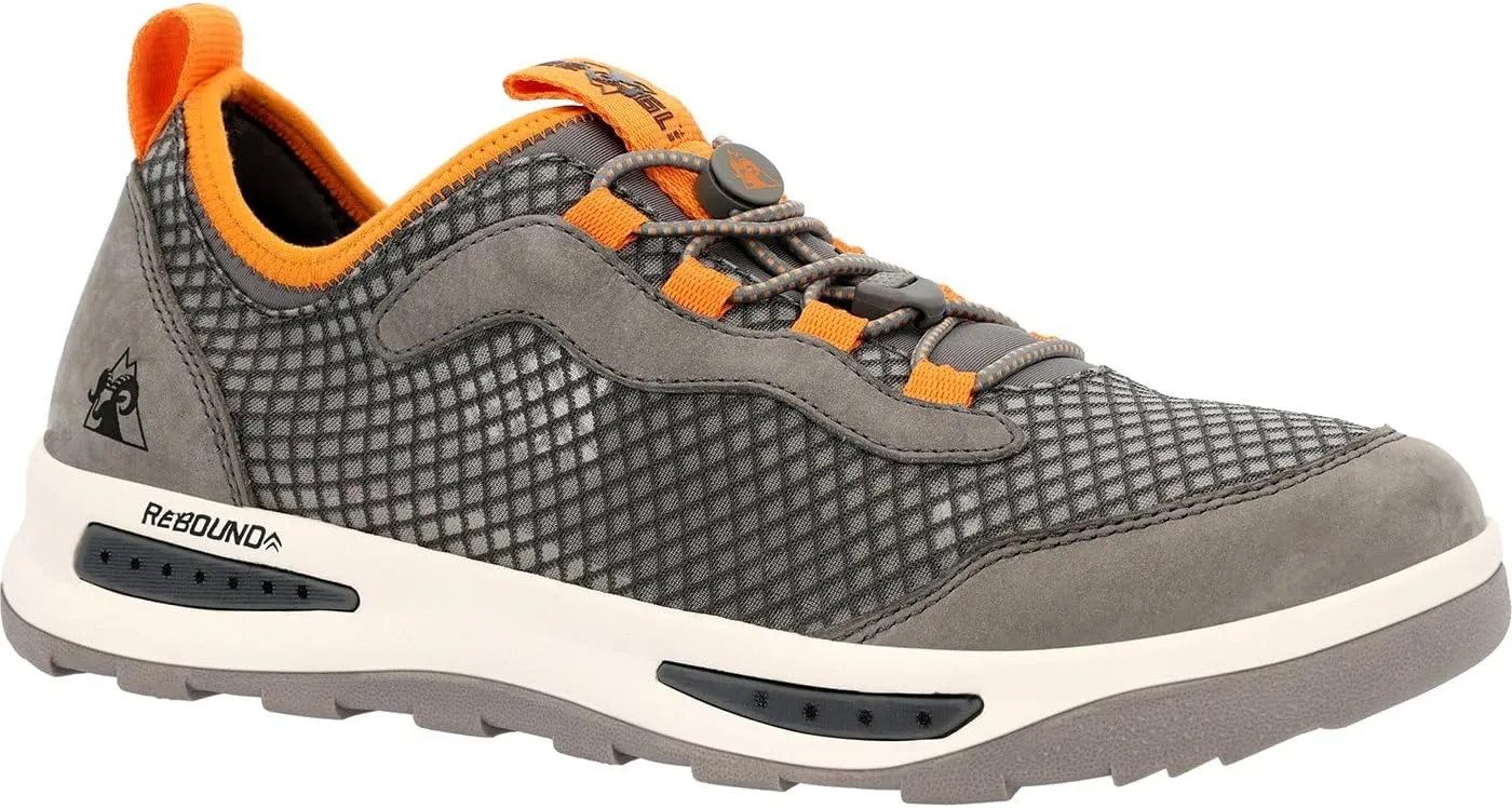 Rocky Mens Nowake Slip Resistant Soft Toe Work/Duty - Grey