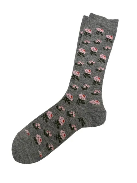 Rosa Floral Alpaca Crew