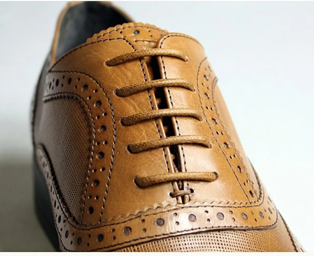 Round Thin Shoe Laces Durable Waxed Bootlaces For Leather Oxford Brogues many colors and lenght for choose