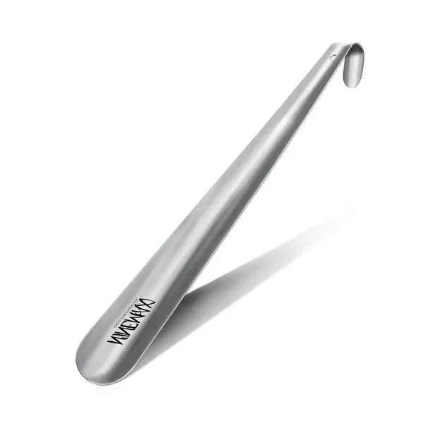 RoyaleGlow Extra Long Metal Shoe Horn – 16.5" Handle for Seniors