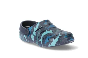Rugged Shark Little and Big Kids Shark Week Clogs