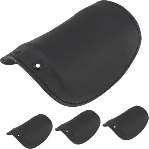 Safety Toe Cap Shoes Covers Pairs Insulation Shoes Protector Cowhide Easy Install Clean Black Protective for Outdoor Indoor Work