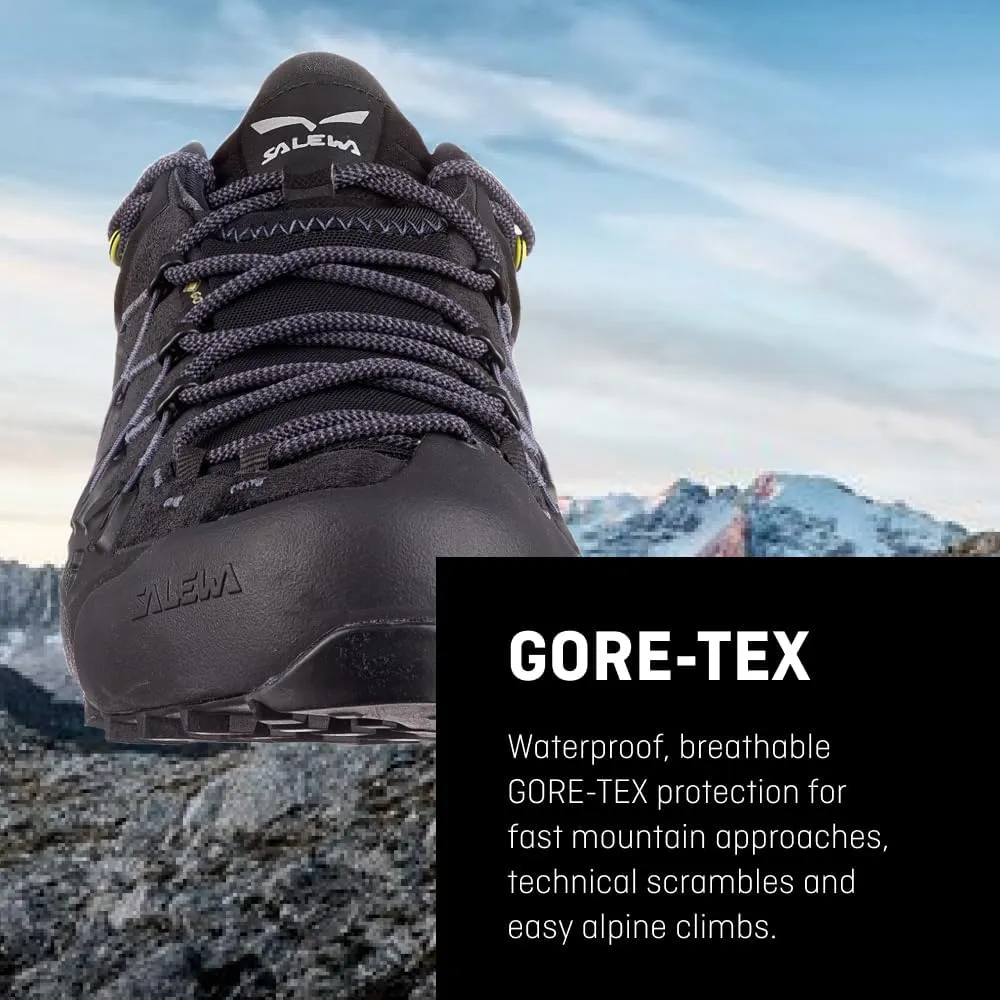 Salewa Men's Wildfire GTX Approach Shoe - Durable, Waterproof Gore-Tex Trail Shoe for Hiking & Climbing