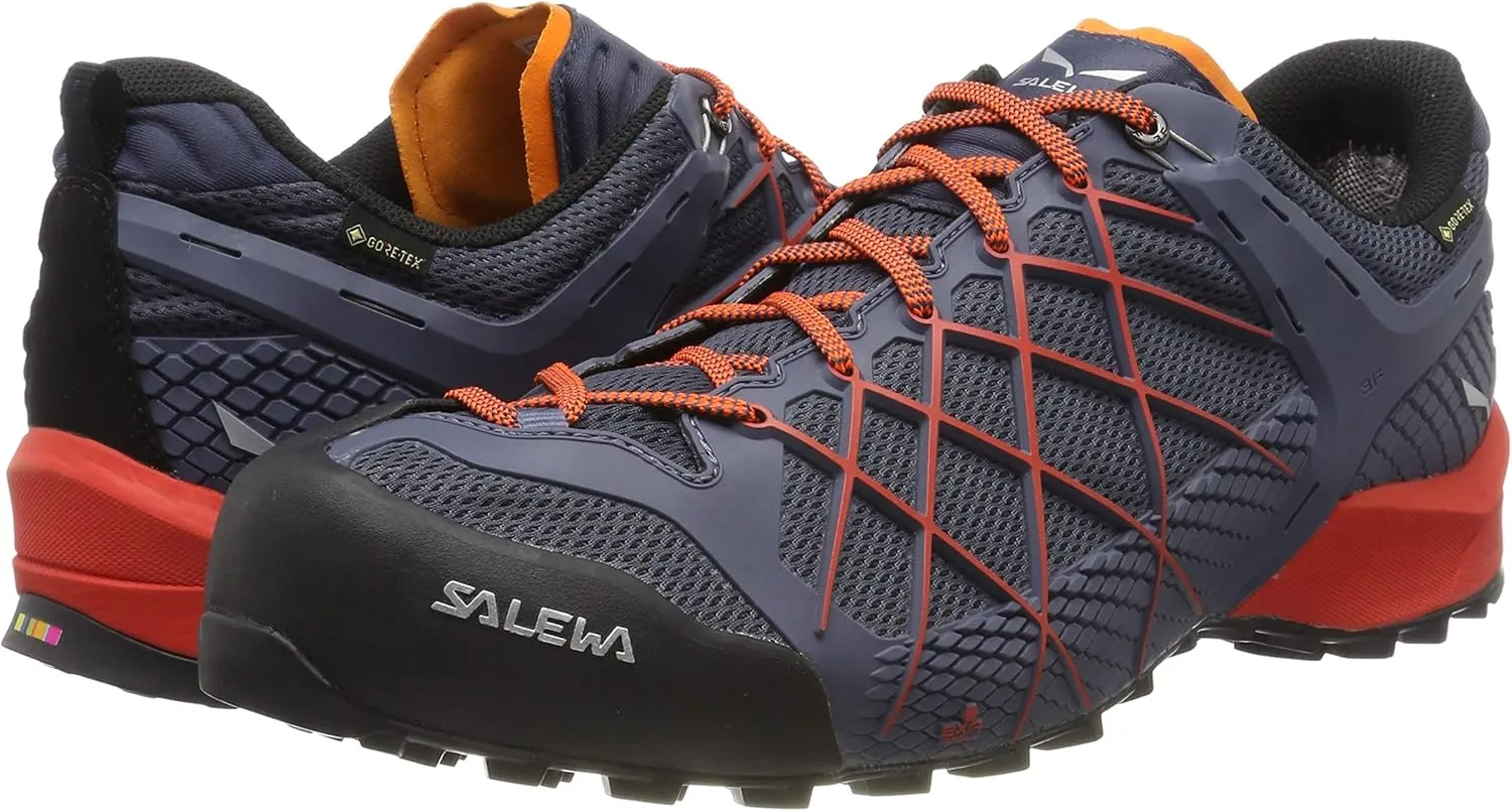 Salewa Men's Wildfire GTX Approach Shoe - Durable, Waterproof Gore-Tex Trail Shoe for Hiking & Climbing