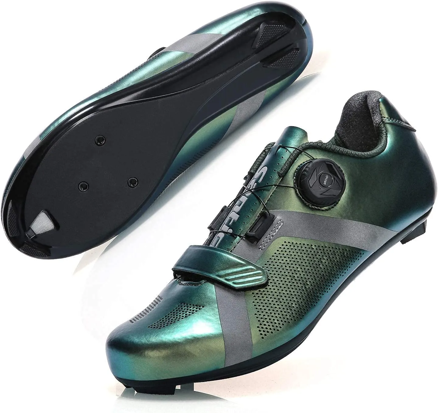 Santic Unisex Cycling Shoes Bike Shoes Indoor Cycling Shoe Suitable for Look Delta & Peleton