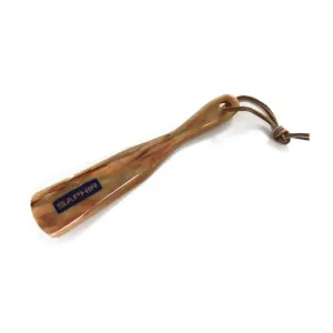 Saphir Beaute du Cuir Dragon Shoehorn 18cm with Leather Strap