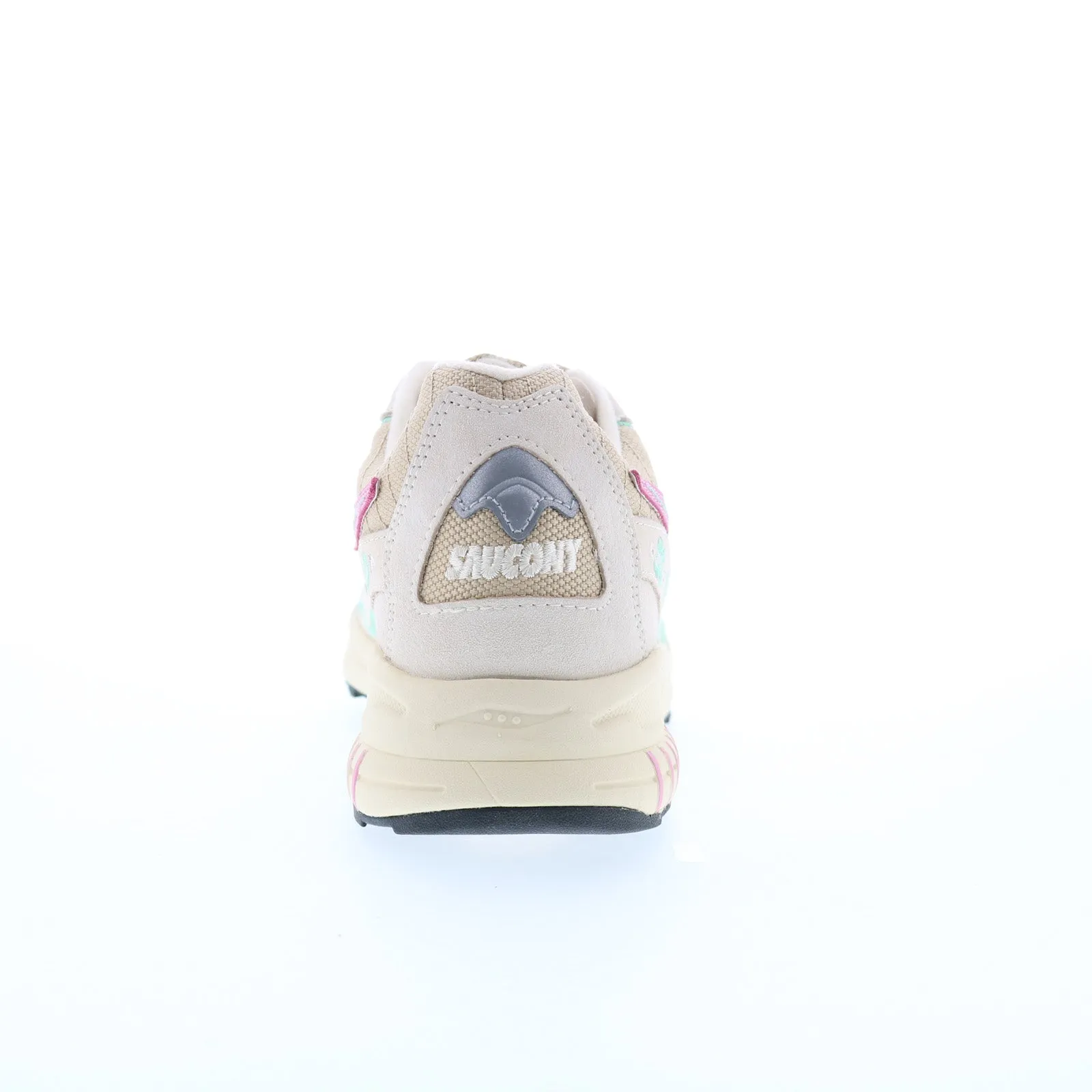 Saucony 3D Grid Hurricane S70670-5 Mens Beige Lifestyle Sneakers Shoes