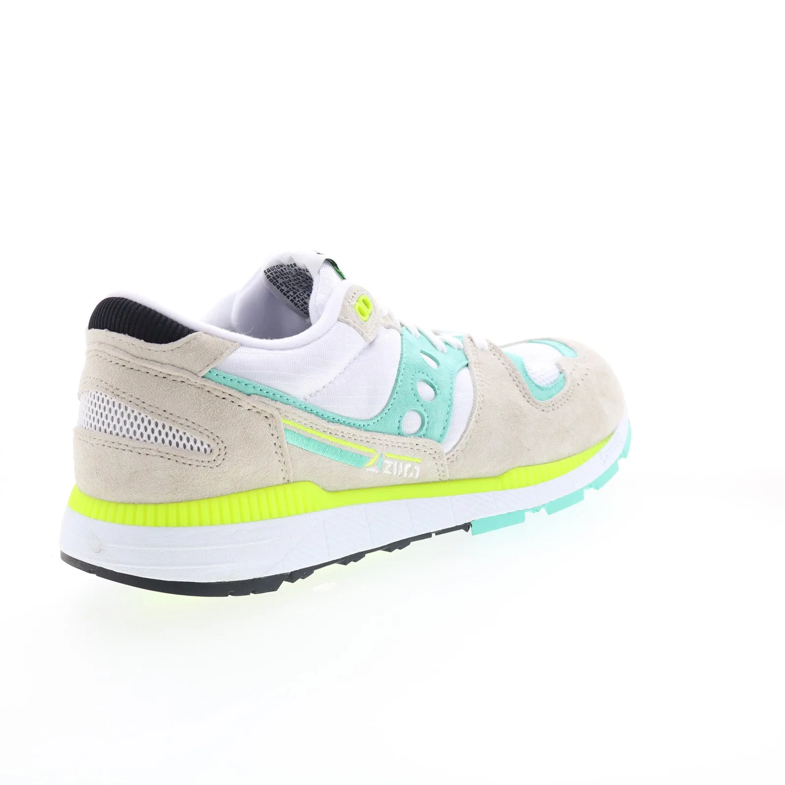 Saucony Azura S70493-2 Mens White Suede Lace Up Lifestyle Sneakers Shoes