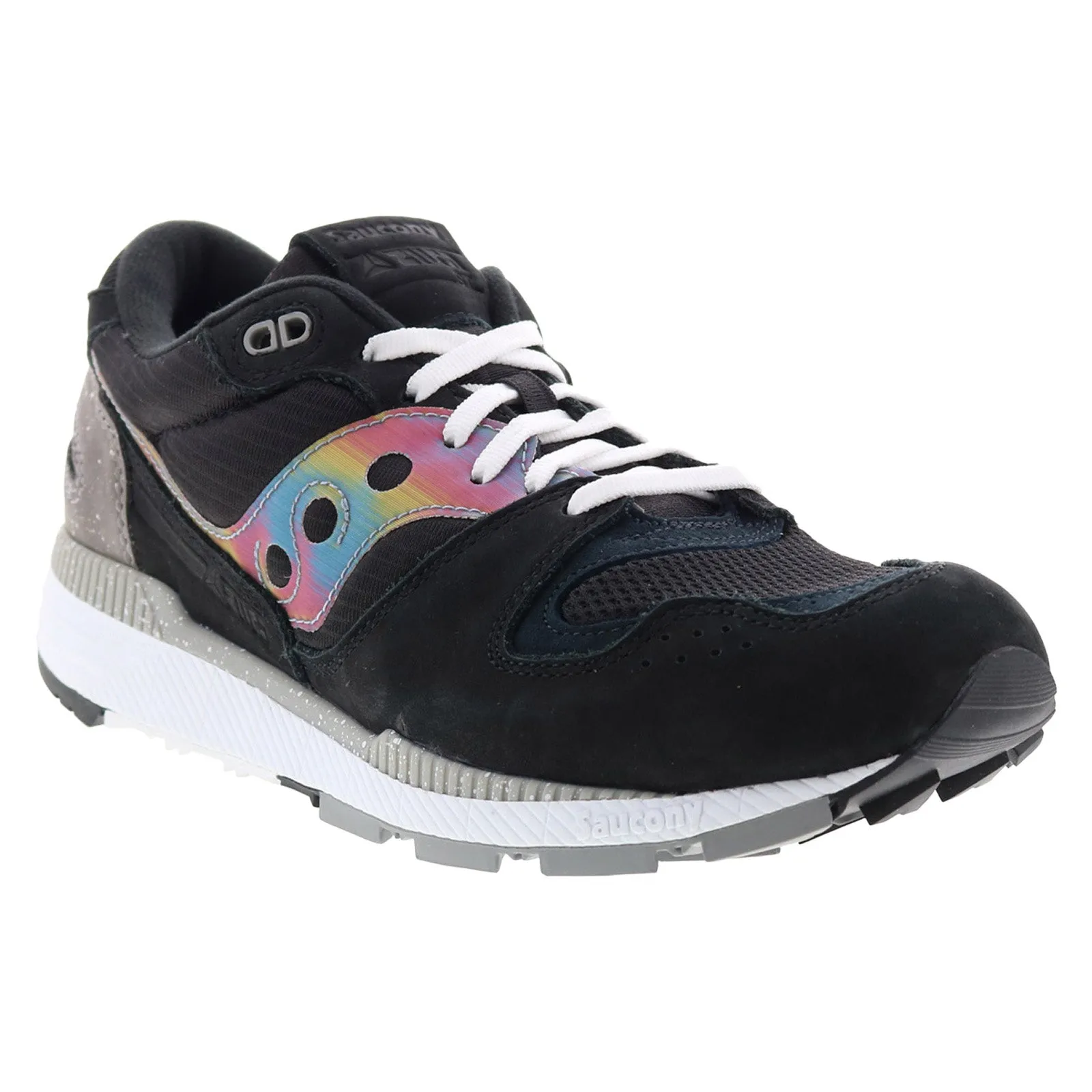 Saucony Azura S70494-2 Mens Black Suede Lace Up Lifestyle Sneakers Shoes