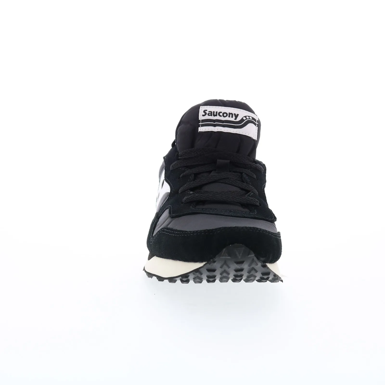 Saucony DXN Trainer S60757-10 Womens Black Suede Lifestyle Sneakers Shoes