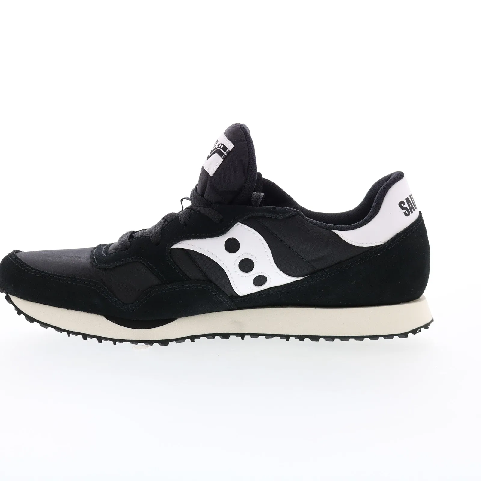 Saucony DXN Trainer S60757-10 Womens Black Suede Lifestyle Sneakers Shoes