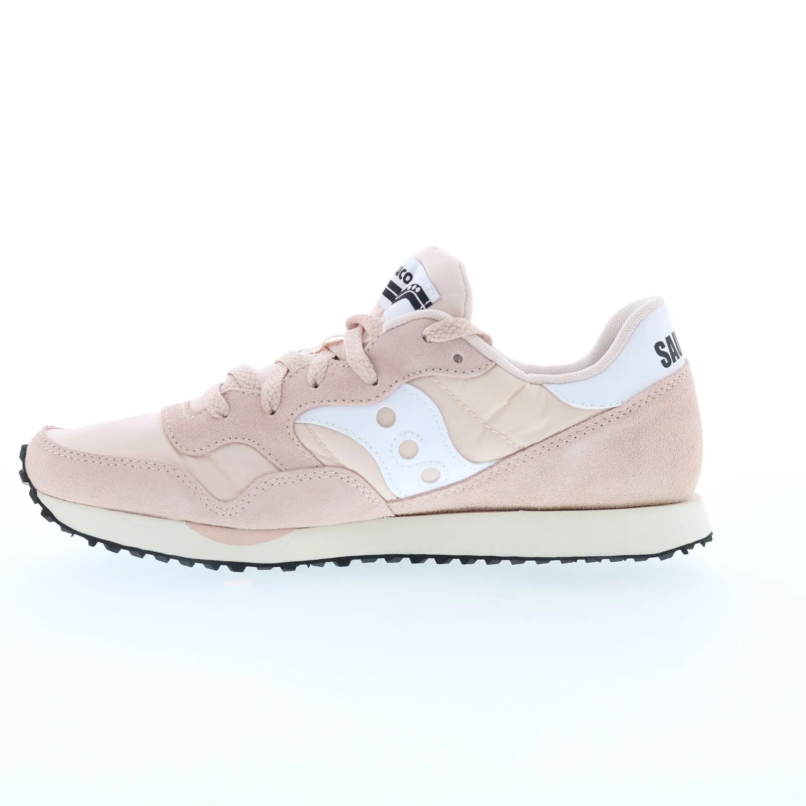 Saucony DXN Trainer S60757-12 Womens Pink Suede Lifestyle Sneakers Shoes