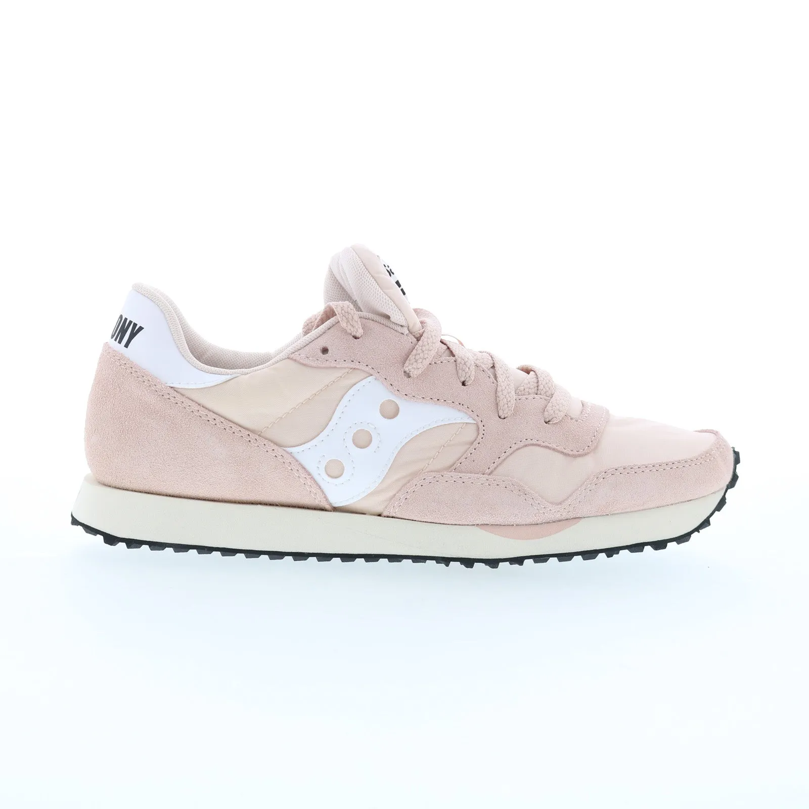 Saucony DXN Trainer S60757-12 Womens Pink Suede Lifestyle Sneakers Shoes
