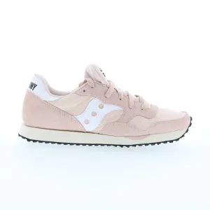 Saucony DXN Trainer S60757-12 Womens Pink Suede Lifestyle Sneakers Shoes