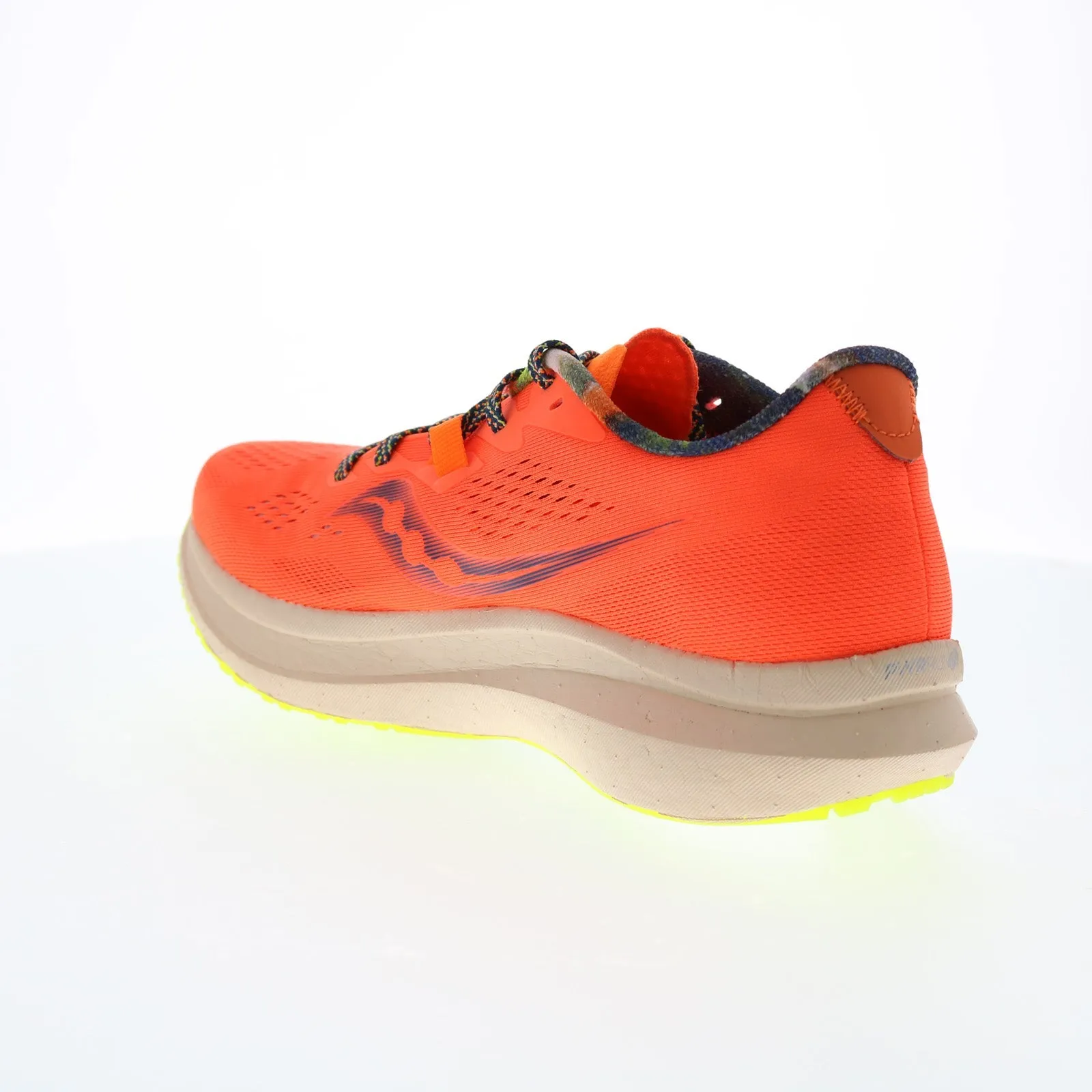 Saucony Endorphin Pro 2 S20687-45 Mens Orange Mesh Athletic Running Shoes