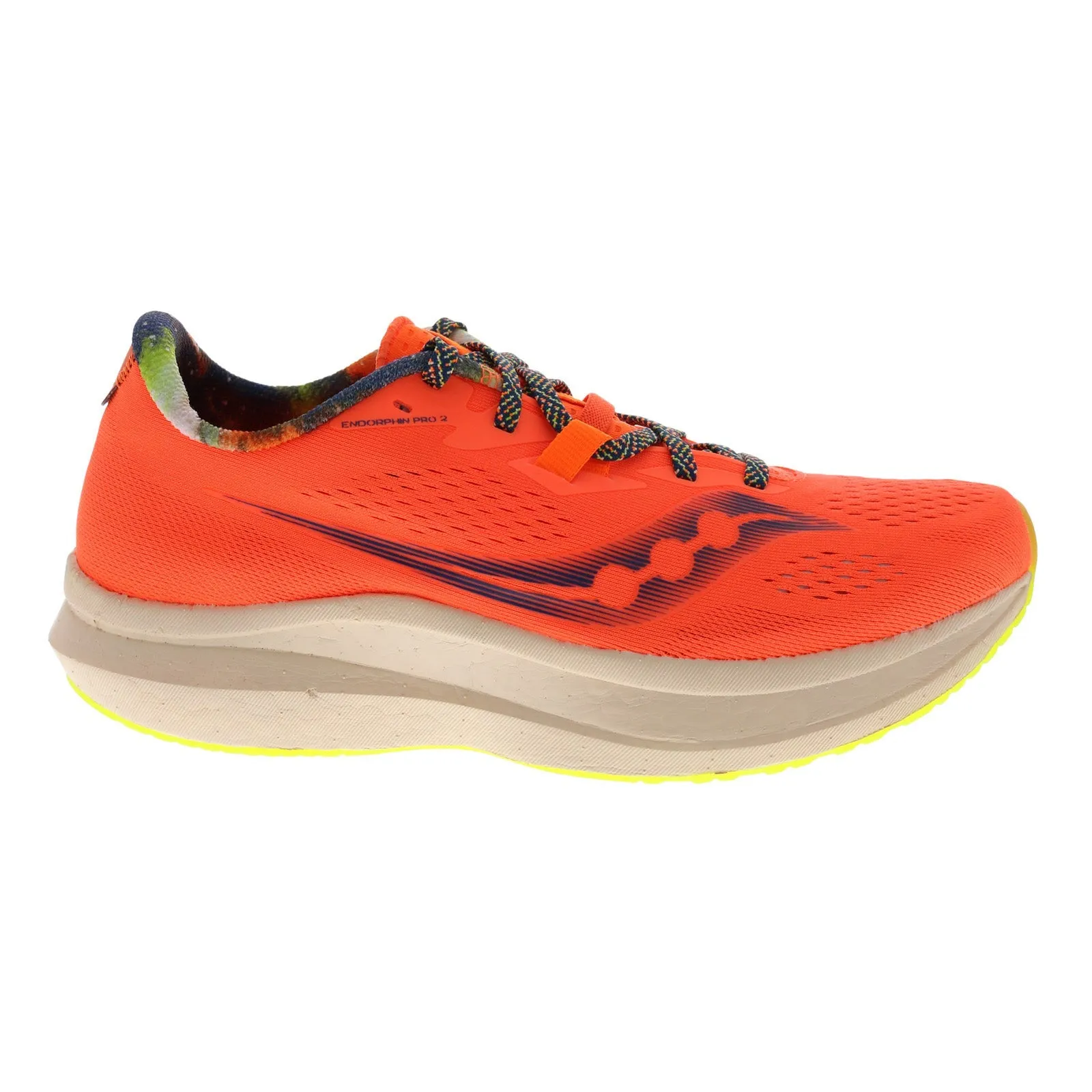 Saucony Endorphin Pro 2 S20687-45 Mens Orange Mesh Athletic Running Shoes