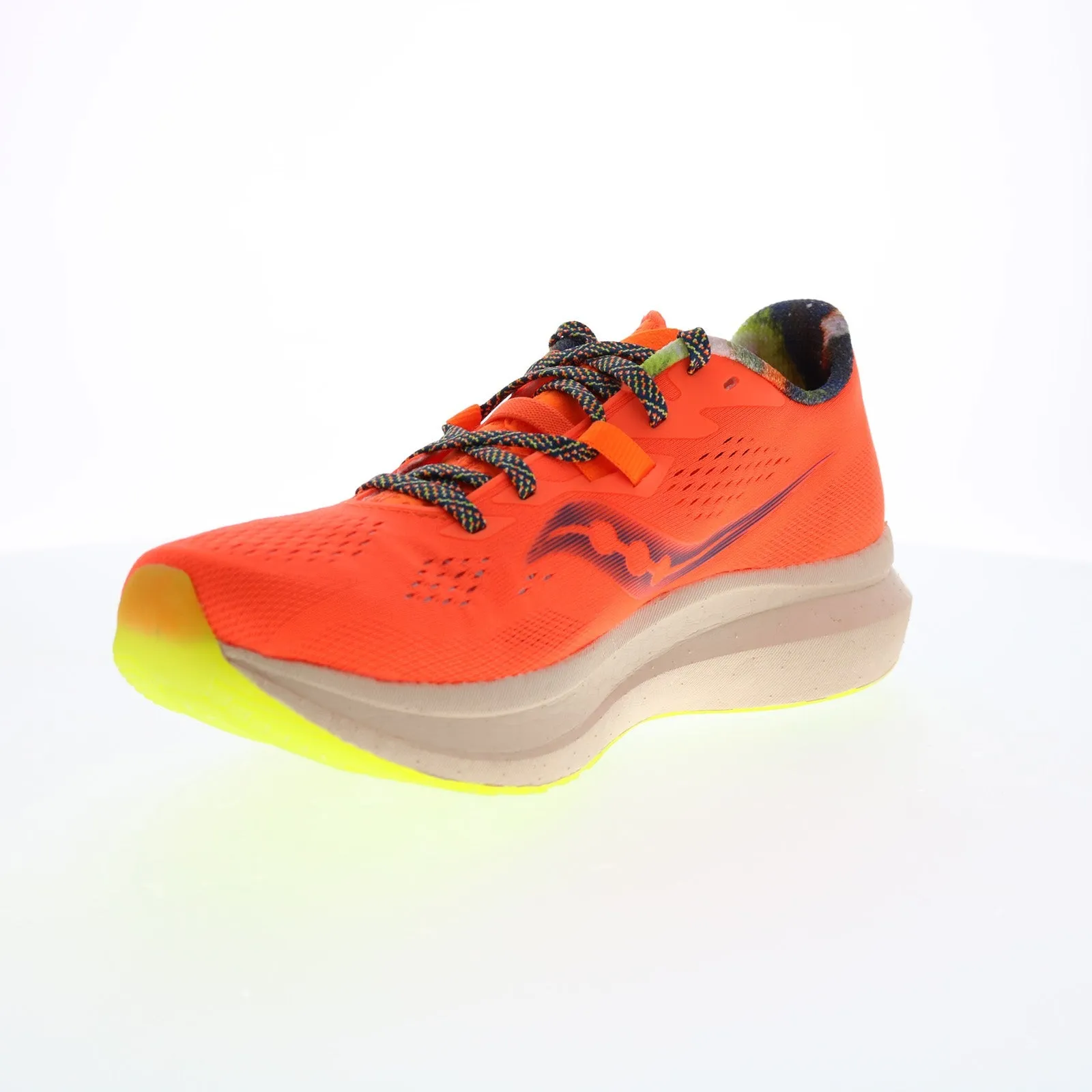 Saucony Endorphin Pro 2 S20687-45 Mens Orange Mesh Athletic Running Shoes