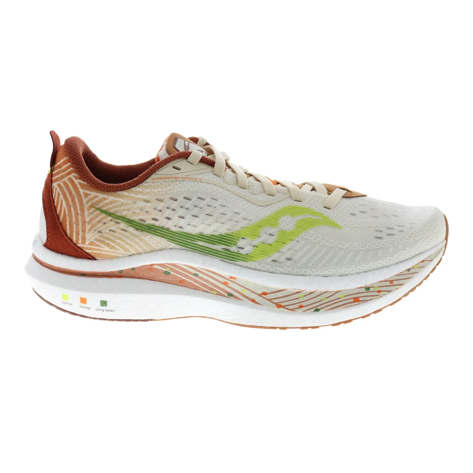 Saucony Endorphin Speed Chinese Breakfast Noodles Mens Beige Athletic Shoes