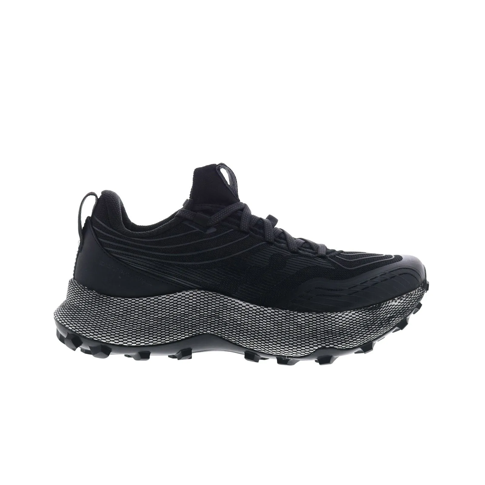 Saucony Endorphin Trail S10647-10 Womens Black Canvas Athletic Hiking Shoes