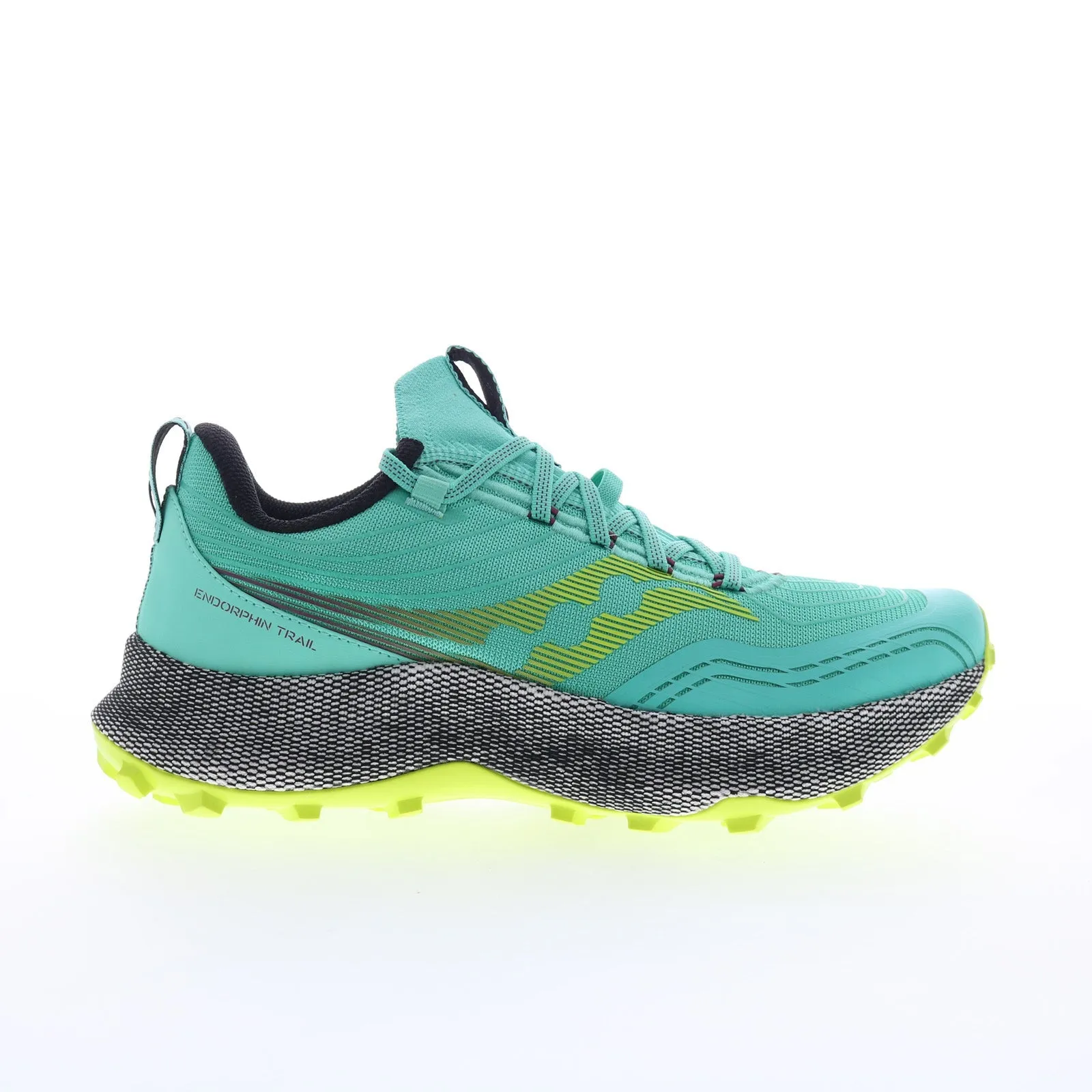 Saucony Endorphin Trail S10647-26 Womens Blue Canvas Athletic Hiking Shoes