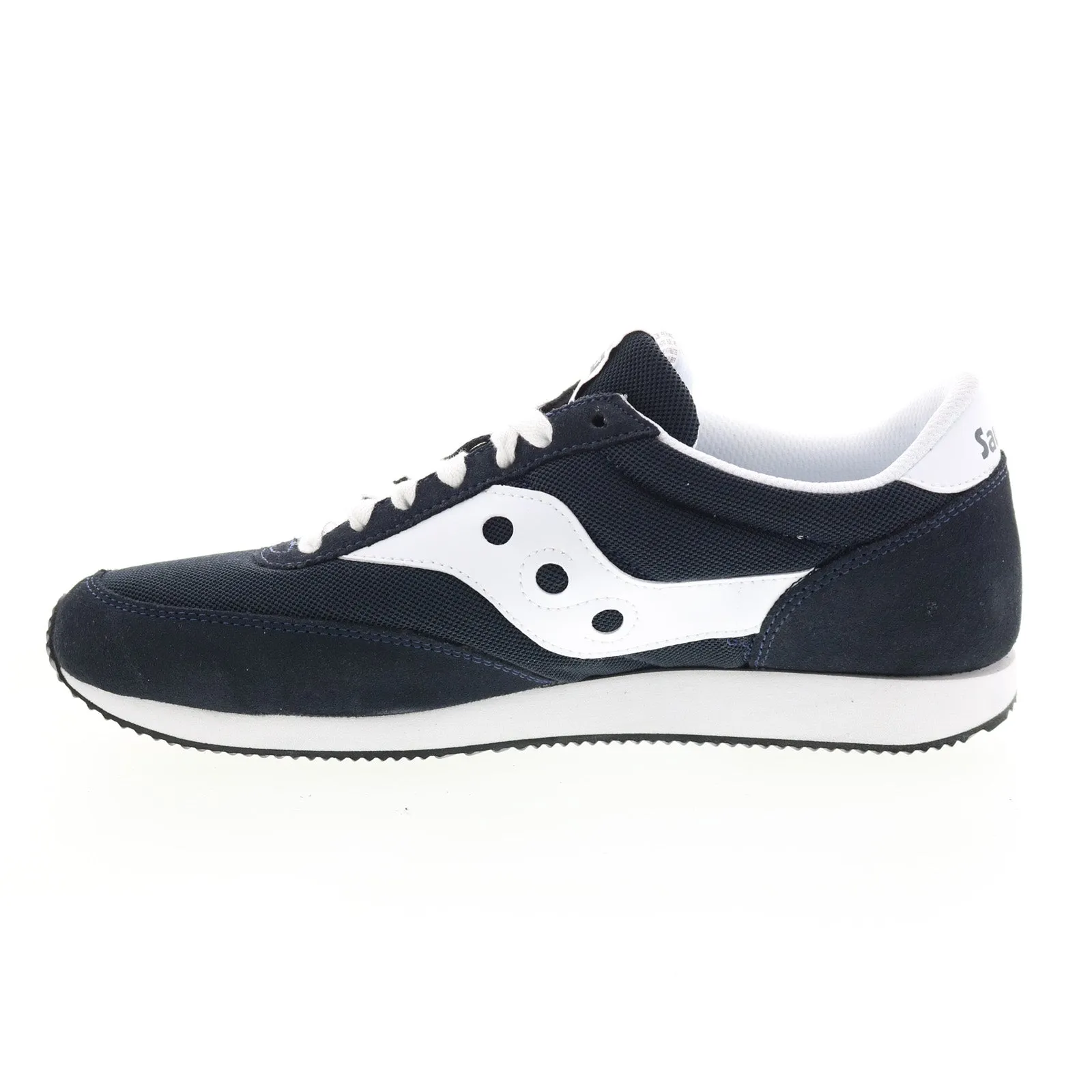 Saucony Hornet S70538-4 Mens Blue Suede Lace Up Lifestyle Sneakers Shoes