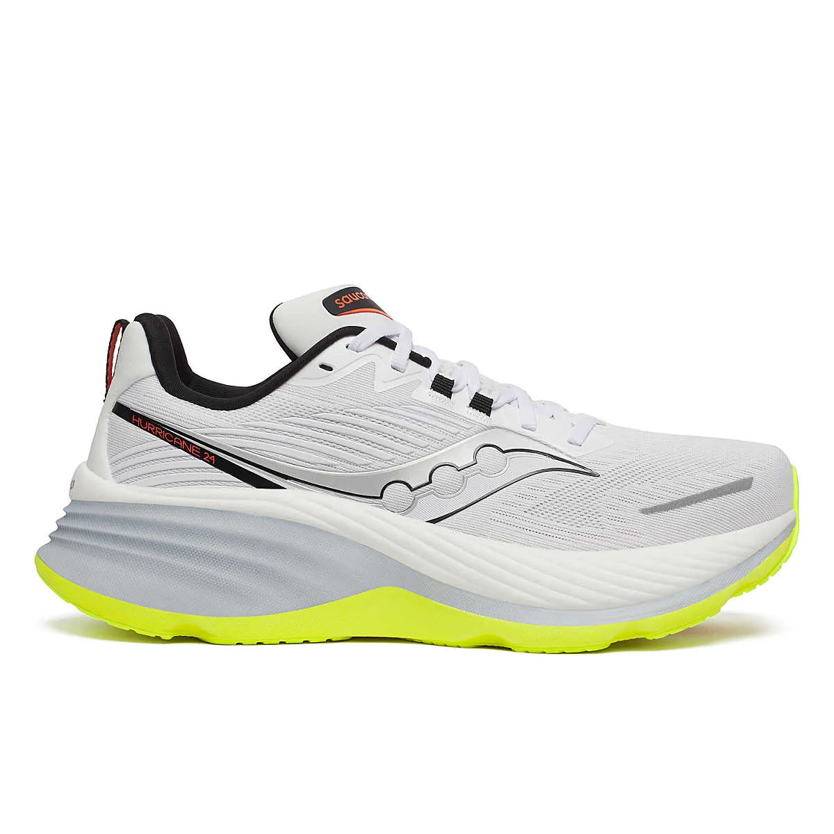 Saucony | Hurricane 24 | Men's | White/Black