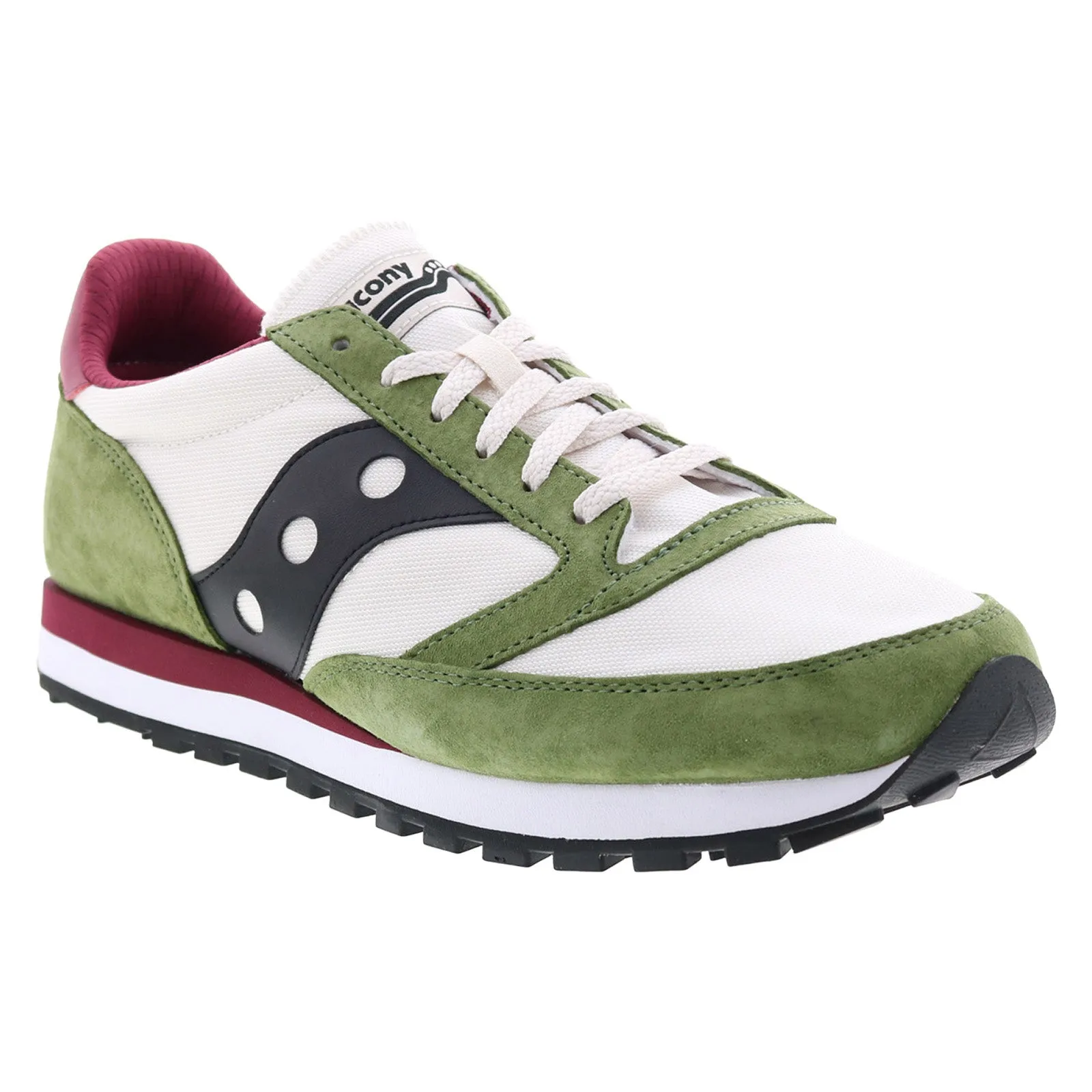 Saucony Jazz 81 S70539-14 Mens White Suede Lifestyle Sneakers Shoes