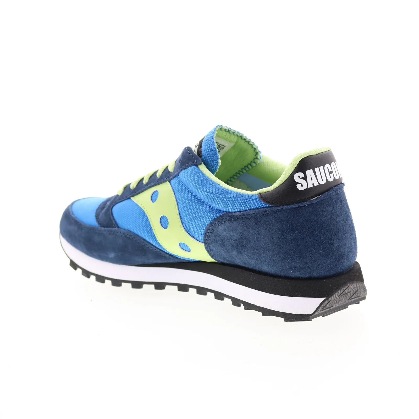 Saucony Jazz 81 S70539-21 Mens Blue Suede Lace Up Lifestyle Sneakers Shoes