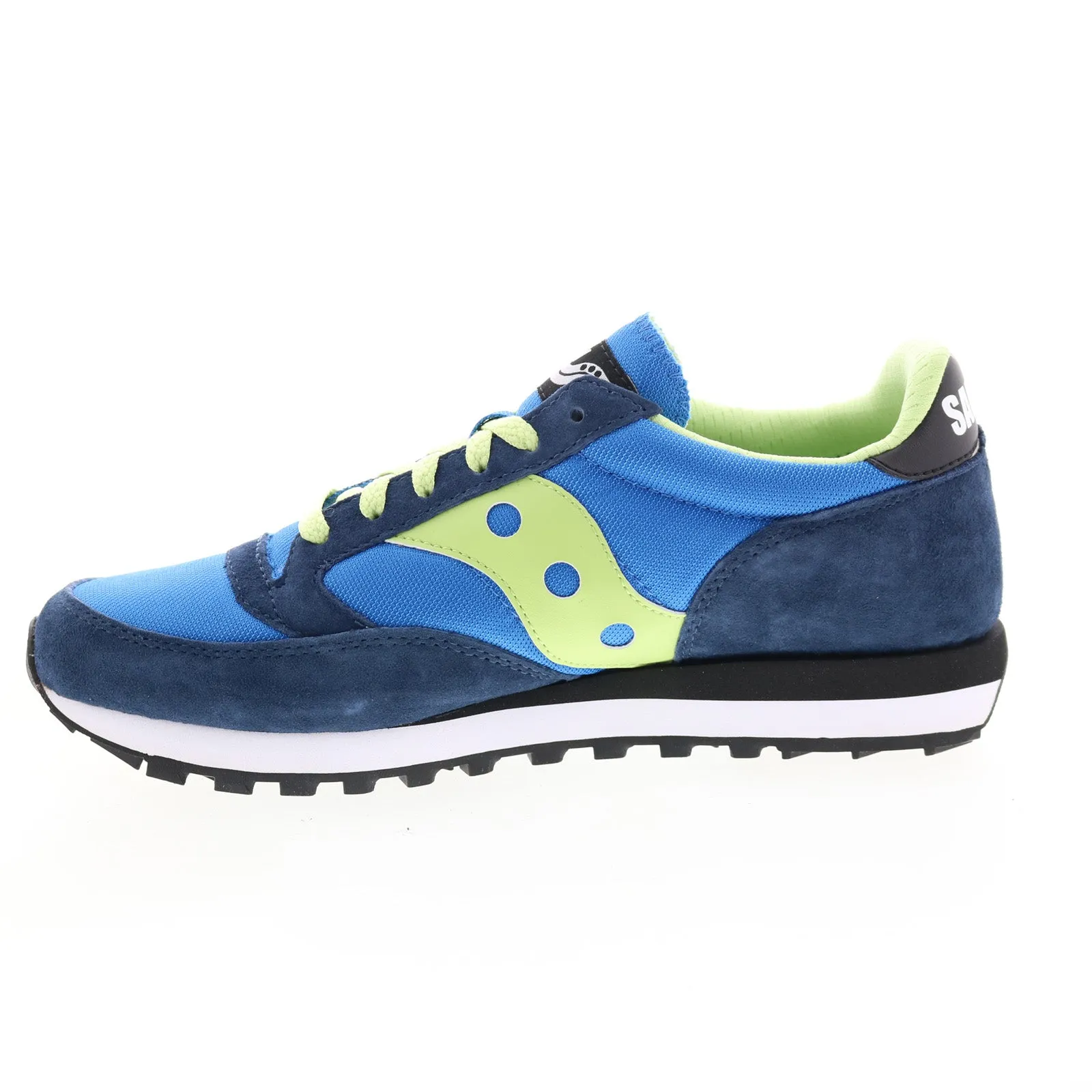 Saucony Jazz 81 S70539-21 Mens Blue Suede Lace Up Lifestyle Sneakers Shoes