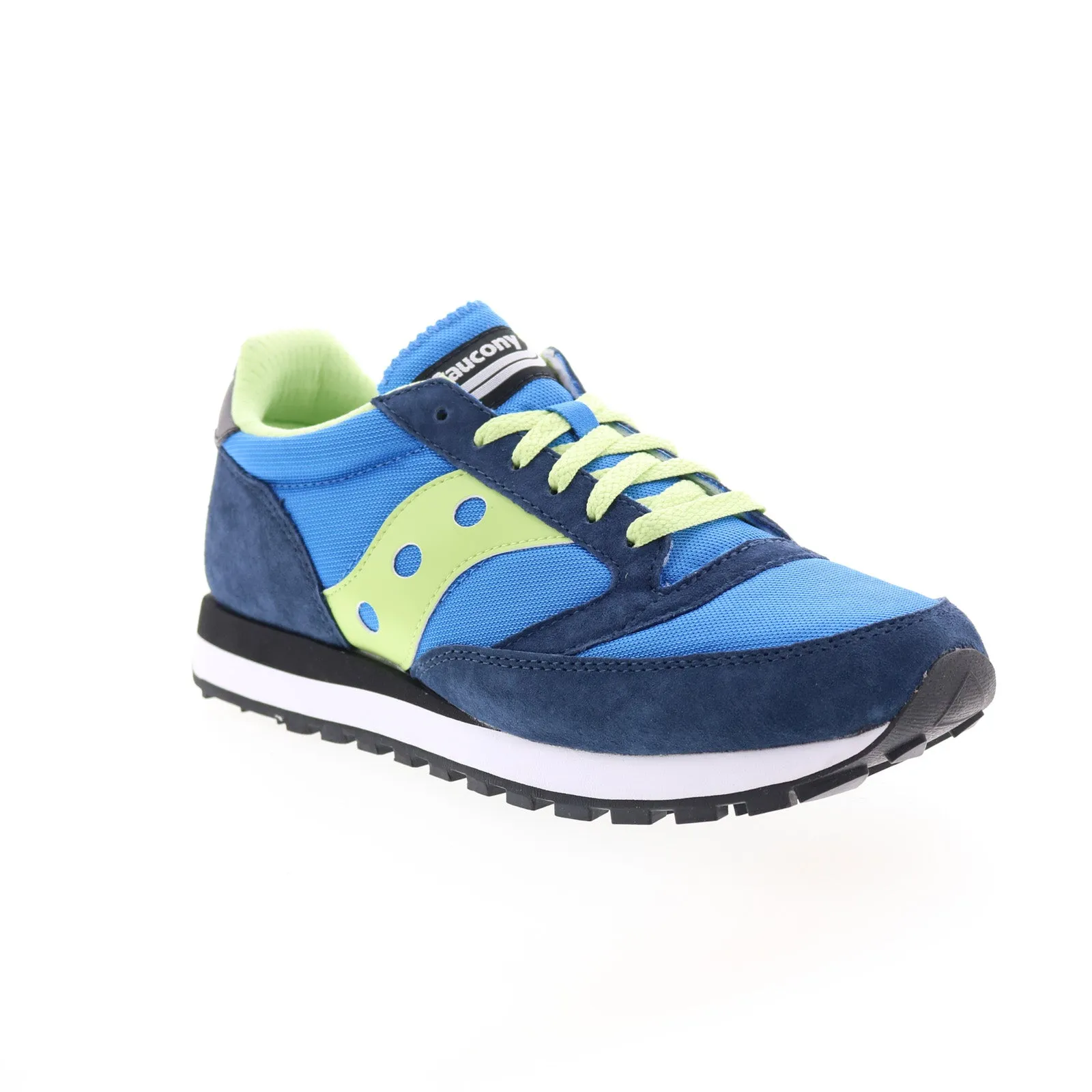 Saucony Jazz 81 S70539-21 Mens Blue Suede Lace Up Lifestyle Sneakers Shoes