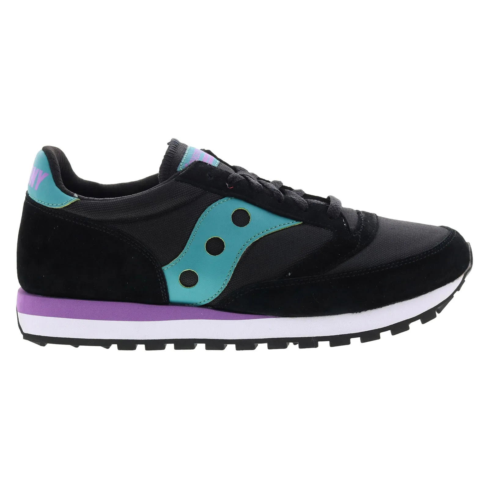 Saucony Jazz 81 S70539-22 Mens Black Suede Lifestyle Sneakers Shoes