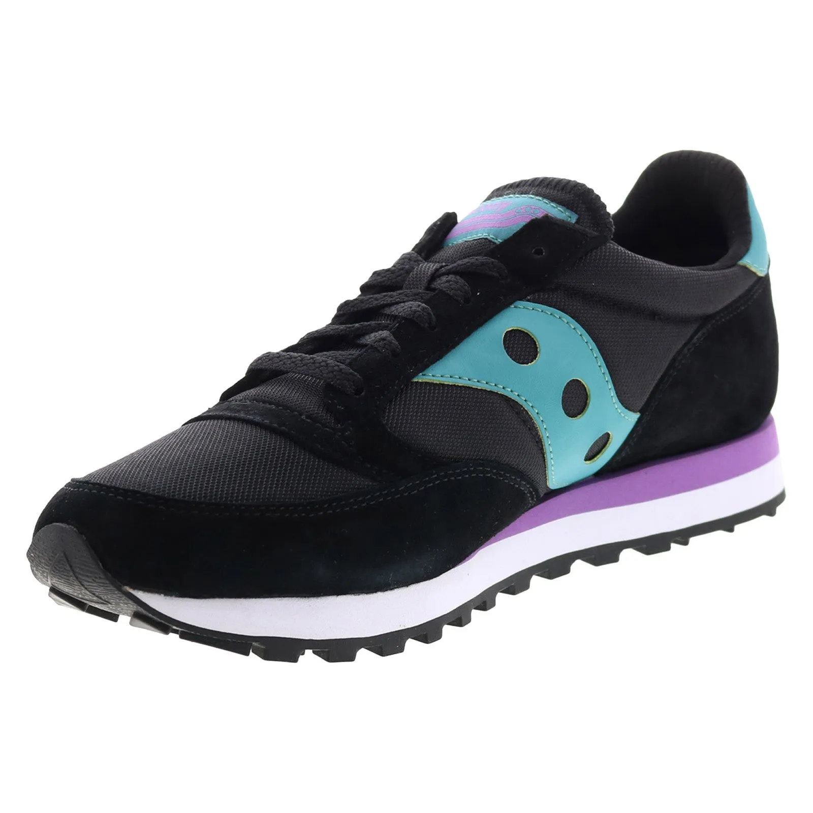 Saucony Jazz 81 S70539-22 Mens Black Suede Lifestyle Sneakers Shoes