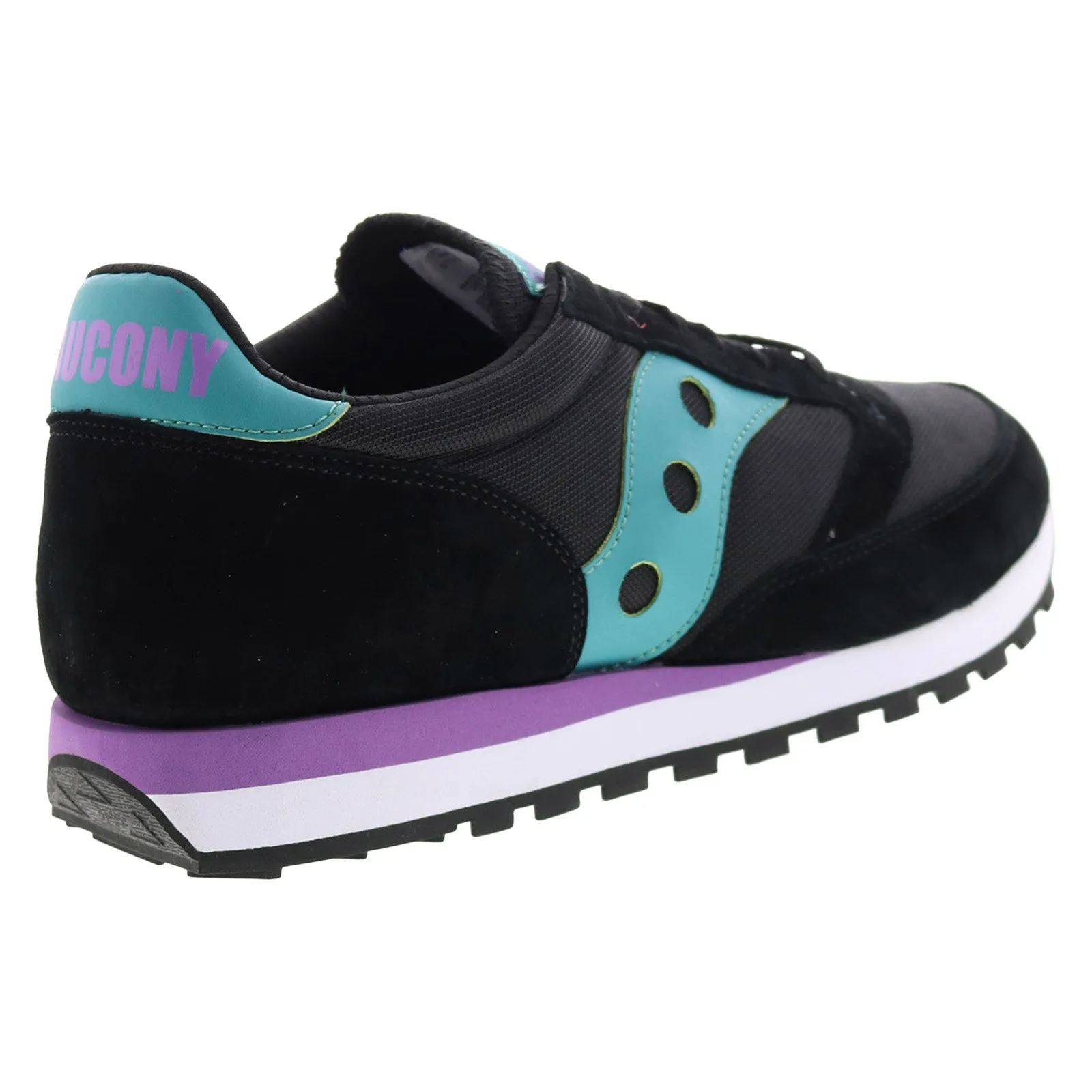 Saucony Jazz 81 S70539-22 Mens Black Suede Lifestyle Sneakers Shoes