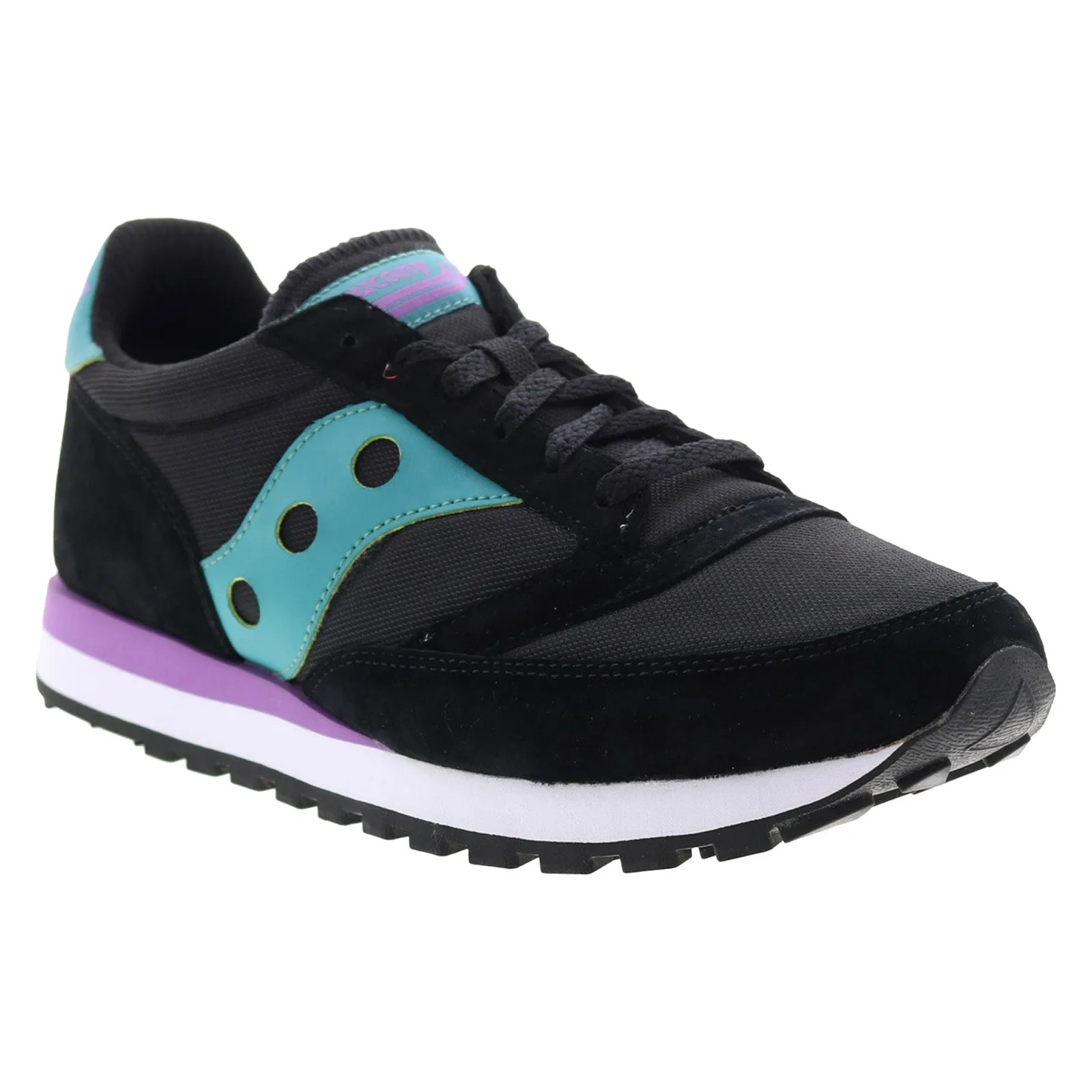 Saucony Jazz 81 S70539-22 Mens Black Suede Lifestyle Sneakers Shoes