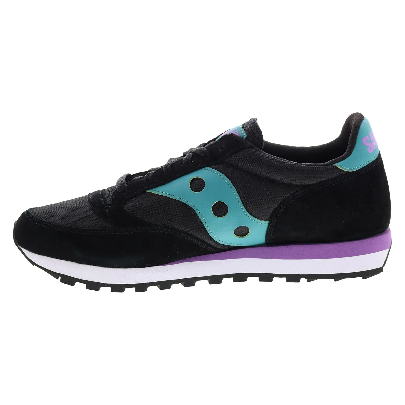 Saucony Jazz 81 S70539-22 Mens Black Suede Lifestyle Sneakers Shoes