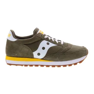 Saucony Jazz 81 S70539-23 Mens Green Suede Lifestyle Sneakers Shoes